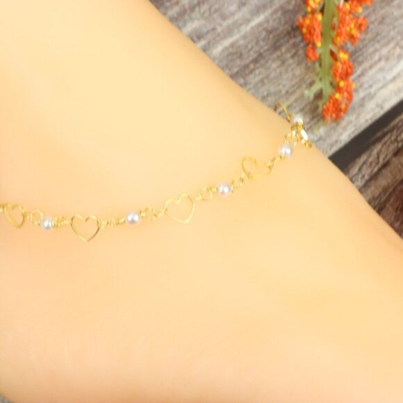 "Elegant Handmade Anklet – Delicate Jewelry for Women, MAR091607 - Picture 6 of 10